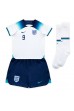 Englanti Harry Kane #9 Jalkapallovaatteet Lasten Kotipeliasu MM-kisat 2022 Lyhythihainen (+ Lyhyet housut)